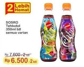 Promo Harga Sosro Teh Botol All Variants 350 ml - Indomaret