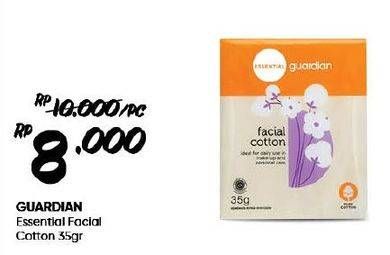 Promo Harga Guardian Essential Facial Cotton 35 gr - Guardian