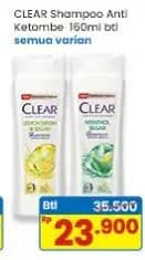Promo Harga Clear Shampoo All Variants 160 ml - Indomaret