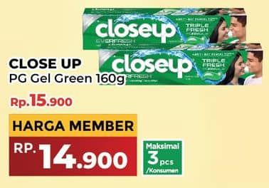 Promo Harga Close Up Pasta Gigi Fresh Multivitamin 160 gr - Yogya