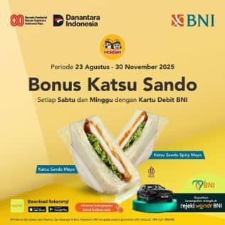 Promo Harga Bonus Katsu Sando  - HokBen
