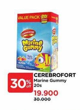 Promo Harga Cerebrofort Marine Gummy 20 gr - Watsons