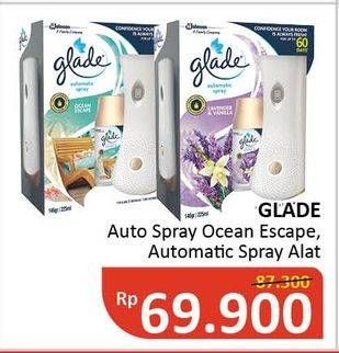 Promo Harga GLADE Matic Spray Refill Ocean Escape  - Alfamidi