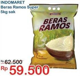 Promo Harga Indomaret Beras Ramos 5 kg - Indomaret