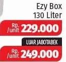 Promo Harga EZY Box Container 130 ltr - Lotte Grosir