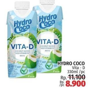 Promo Harga Hydro Coco Vita-D 330 ml - LotteMart