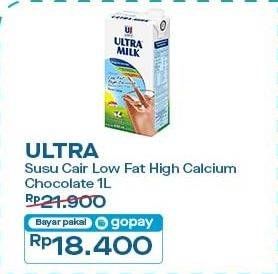 Promo Harga Ultra Milk Susu UHT Low Fat Coklat 1000 ml - Indomaret