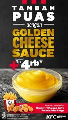 Promo Harga Golden Cheese Sauce  - KFC