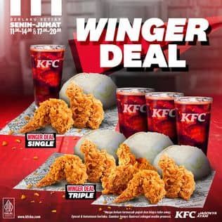 Promo Harga Winger Deal  - KFC