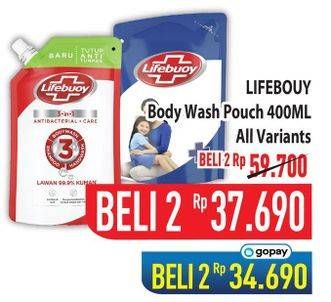 Promo Harga Lifebuoy Body Wash All Variants 400 ml - Hypermart