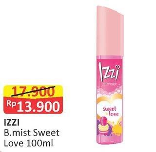 Promo Harga IZZI Body Mist Sweet Love 100 ml - Alfamart
