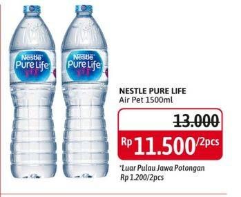 Promo Harga NESTLE Pure Life Air Mineral 1500 ml - Alfamidi