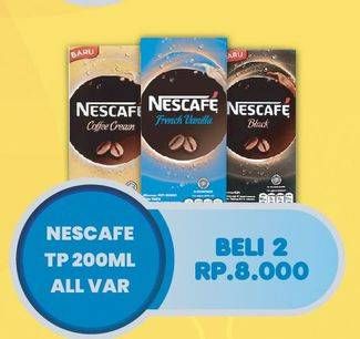Promo Harga NESCAFE Ready to Drink All Variants per 2 pcs 200 ml - Hypermart