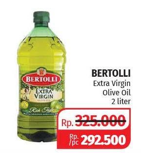 Promo Harga BERTOLLI Olive Oil Extra Virgin 2 ltr - Lotte Grosir