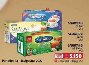 Promo Harga Sariwangi/Sari Murni Teh   - Lotte Grosir