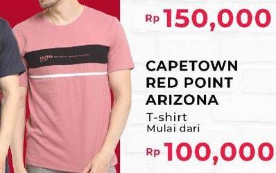 Promo Harga Capetown/Red Point/Arizona T-Shirt  - Carrefour