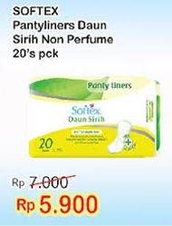 Promo Harga Softex Pantyliner Daun Sirih Regular 20 pcs - Indomaret