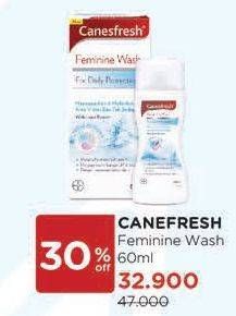 Promo Harga CANESFRESH Feminine Wash Soothing Wash Gel 60 ml - Watsons