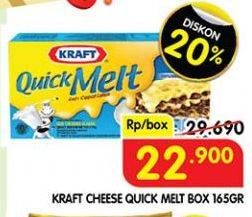 Promo Harga Kraft Quick Melt 165 gr - Superindo