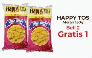 Promo Harga HAPPY TOS Tortilla Chips per 2 pouch - Alfamart