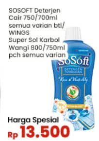 Supersol Karbol Wangi/Sosoft Detergent