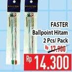 Promo Harga FASTER Ballpoint 2 pcs - Hypermart