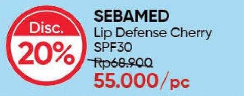 Promo Harga SEBAMED Lip Defense Cherry SPF30 5 gr - Guardian