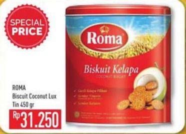 Promo Harga ROMA Biskuit Kelapa Lux 450 gr - Hypermart