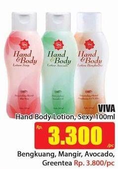 Promo Harga VIVA Hand Body Lotion Sexy 100 ml - Hari Hari