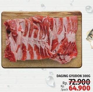 Promo Harga Daging Gyudon Slice per 300 gr - LotteMart