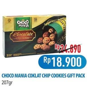 Promo Harga Choco Mania Choco Chip Cookies Gift Pack 207 gr - Hypermart