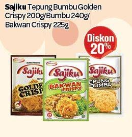 Promo Harga Tepung Bumbu Golden Crispy 200g / Bumbu 240g / Bakwan Crispy 225g  - Carrefour