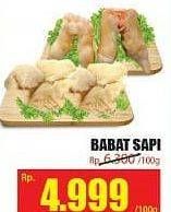 Promo Harga Sapi Babat per 100 gr - Hari Hari