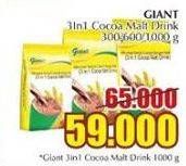 Promo Harga Giant Cocoa Malt Drink 1000 gr - Giant