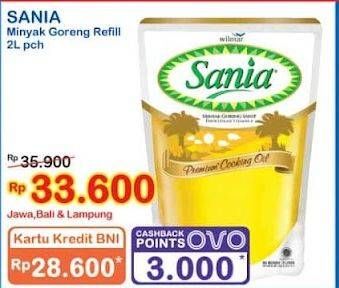 Promo Harga Sania Minyak Goreng 2000 ml - Indomaret