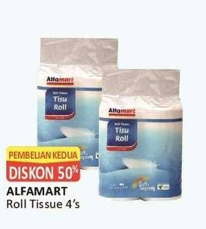 Promo Harga ALFAMART Roll Tissue 4 roll - Alfamart