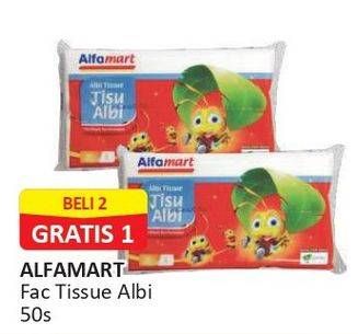 Promo Harga Alfamart Facial Tissue Albi 50 pcs - Alfamart