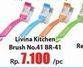 Promo Harga LION STAR Livina Kitchen Brush BR-41  - Hari Hari