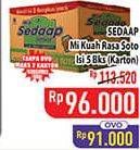 Promo Harga Sedaap Mie Kuah Soto per 40 pcs 75 gr - Hypermart