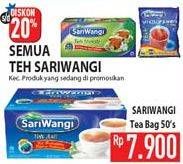 Promo Harga Sariwangi Teh Asli 50 pcs - Hypermart