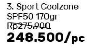 Promo Harga BANANA BOAT Sport Cool Zone SPF50 170 gr - Guardian