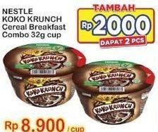 Promo Harga NESTLE KOKO KRUNCH Cereal Breakfast Combo Pack 32 gr - Indomaret