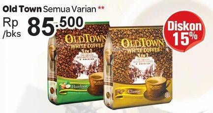 Promo Harga Old Town White Coffee All Variants  - Carrefour