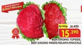 Promo Harga Daging Topside Sapi/Beef Knuckle (Daging Inside)   - Superindo
