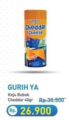 Promo Harga Gurih Ya Bumbu Penambah Rasa Cheddar Cheese 40 gr - Hypermart