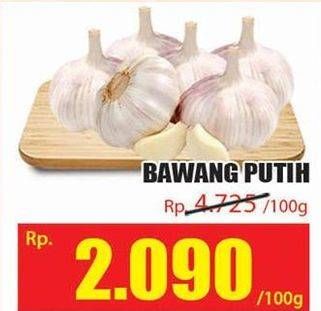 Promo Harga Bawang Putih per 100 gr - Hari Hari