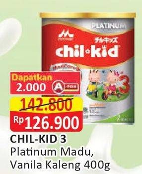 Promo Harga MORINAGA Chil Kid Platinum Madu, Vanila 400 gr - Alfamart