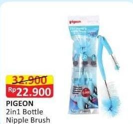 Promo Harga PIGEON Bottle & Nipple Brush 1 pcs - Alfamart