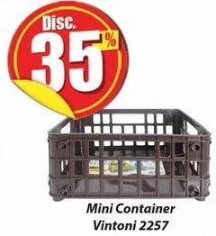 Promo Harga GREEN LEAF Mini Container Vintoni 2257  - Hari Hari
