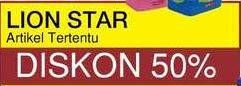 Promo Harga LION STAR Products Jenis Tertentu  - Yogya